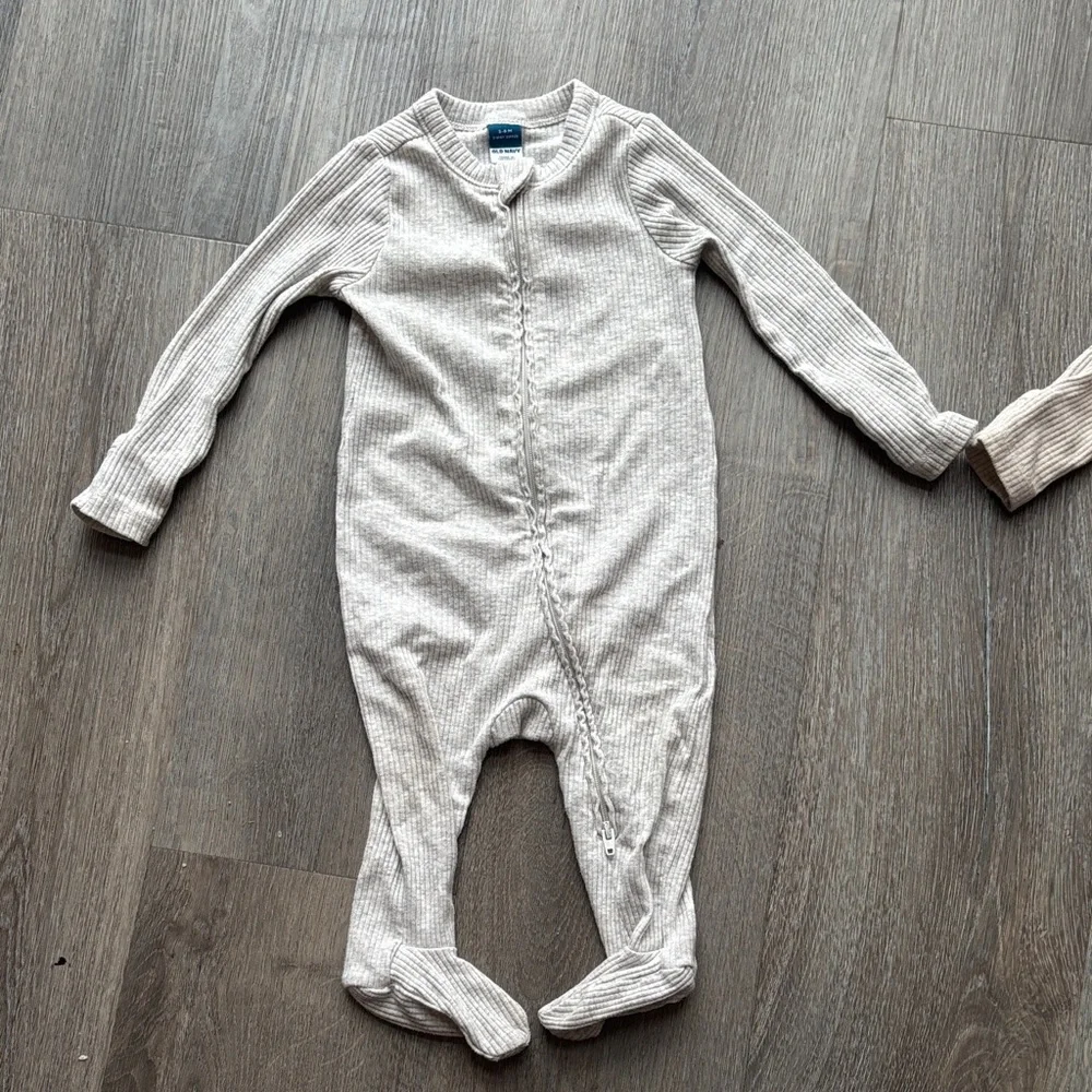 Old Navy Kids Footies - Gray and Tan